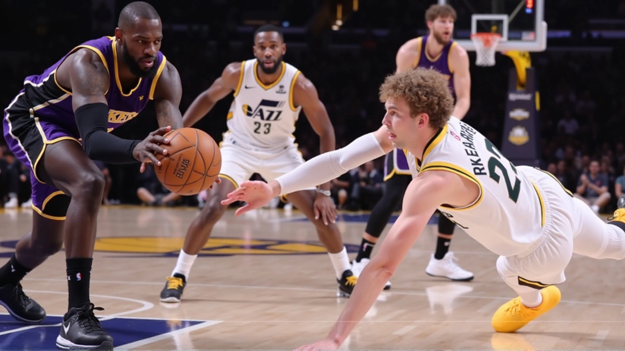 Lakers Superam Jazz com Performance Incrível de Dalton Knecht nos 3-Pontos